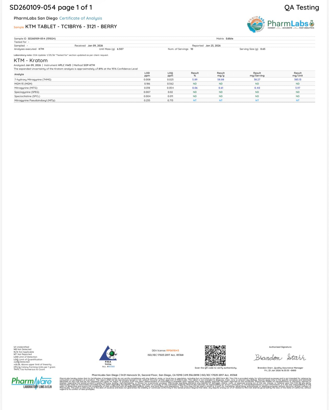 Berry 38.27MG Tablets 5% Off Applied Automatically at Checkout!