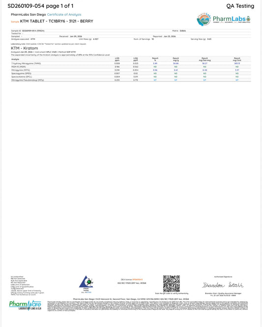 Berry 38.27MG Tablets 5% Off Applied Automatically at Checkout!