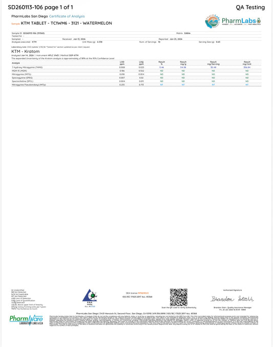 Watermelon 35.48MG Tablet 5% Off Applied Automatically at Checkout!